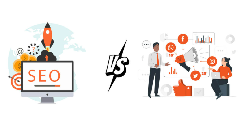 Difference between SMO and SEO in Digital Marketing